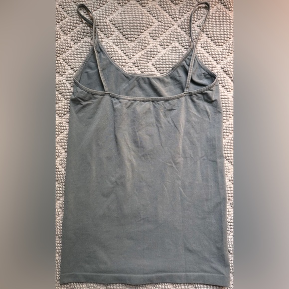 Ladies Banana Republic Vintage Distressed Blue Gray Stretch Cami - Picture 3 of 9